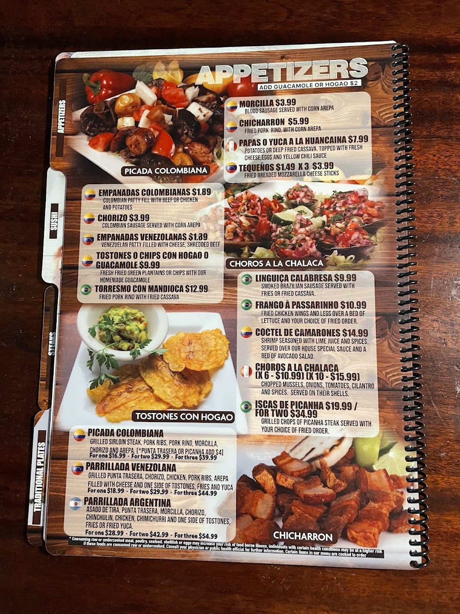 Latinos Restaurante Menu - Image 2